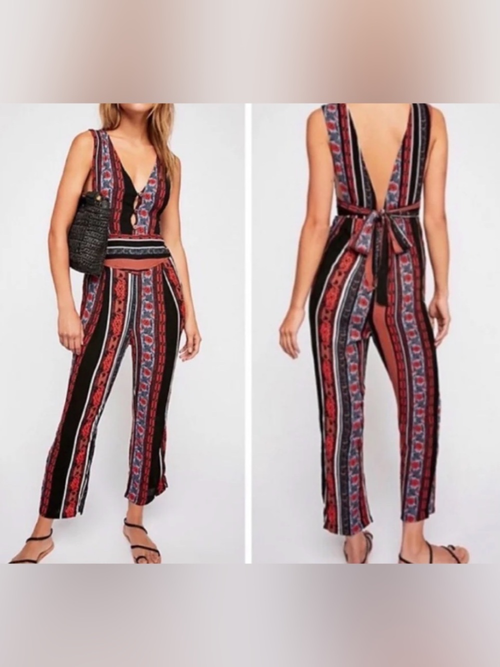 Free People All Shook Up Jumpsuit Size 6